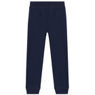 Boys Navy Logo Joggers, 2, hi-res