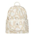 Beige & Ivory Logo Backpack, 1, hi-res