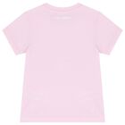 Girls Pink Choupette Logo T-Shirt, 2, hi-res