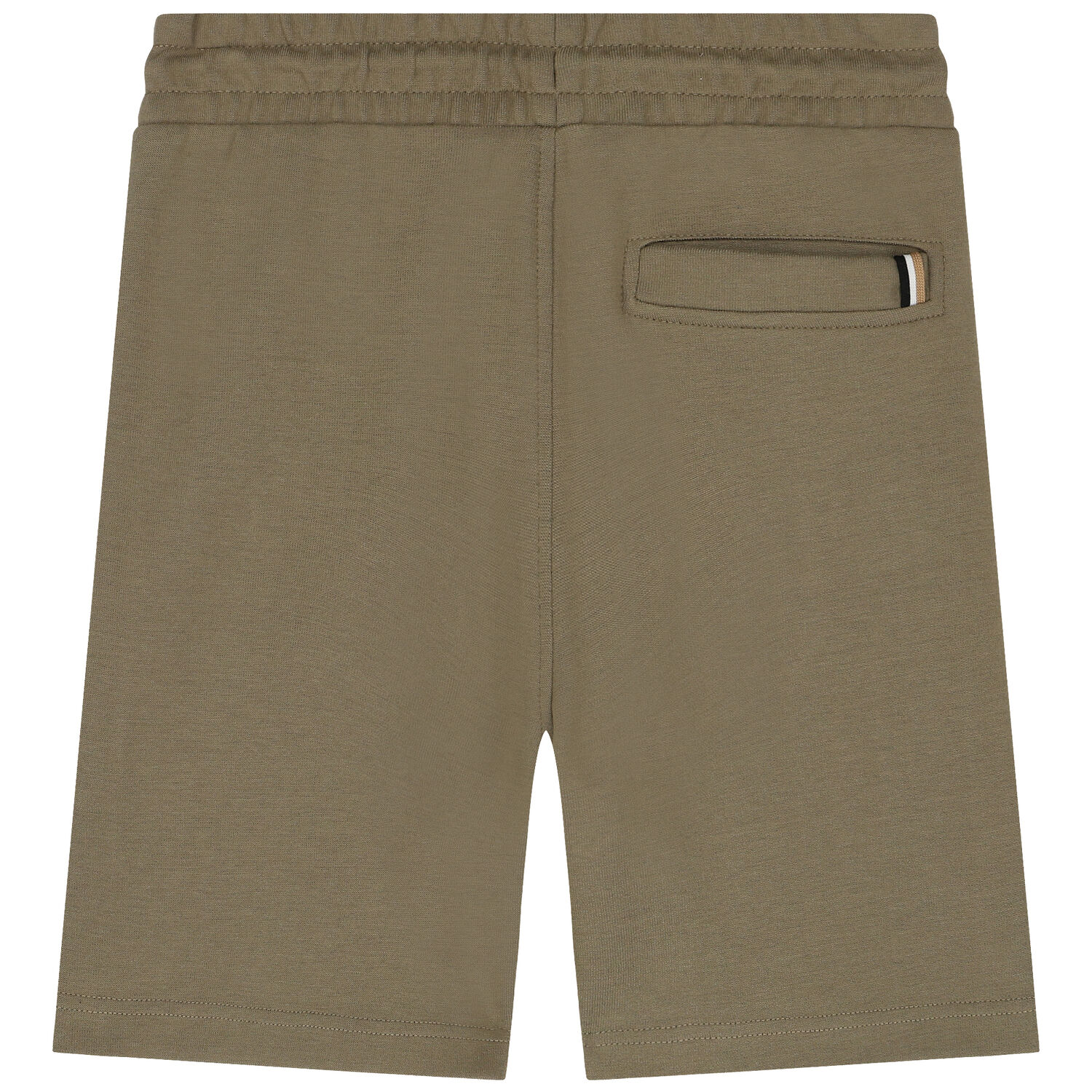 Boys Khaki Green Logo Shorts, 1, hi-res