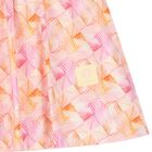 Girls Pink & Orange Logo Skirt, 2, hi-res