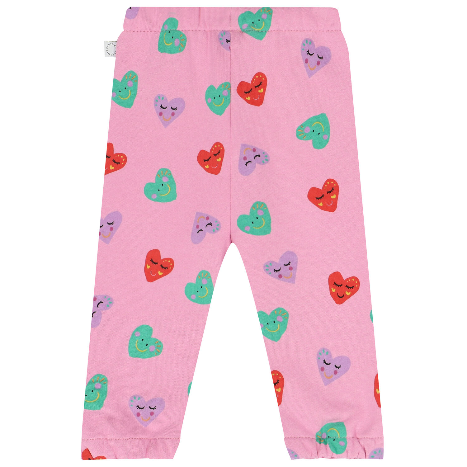Younger Girls Pink Hearts Joggers, 1, hi-res image number null