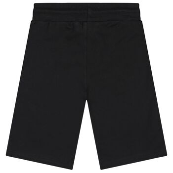 Boys Black Logo Shorts