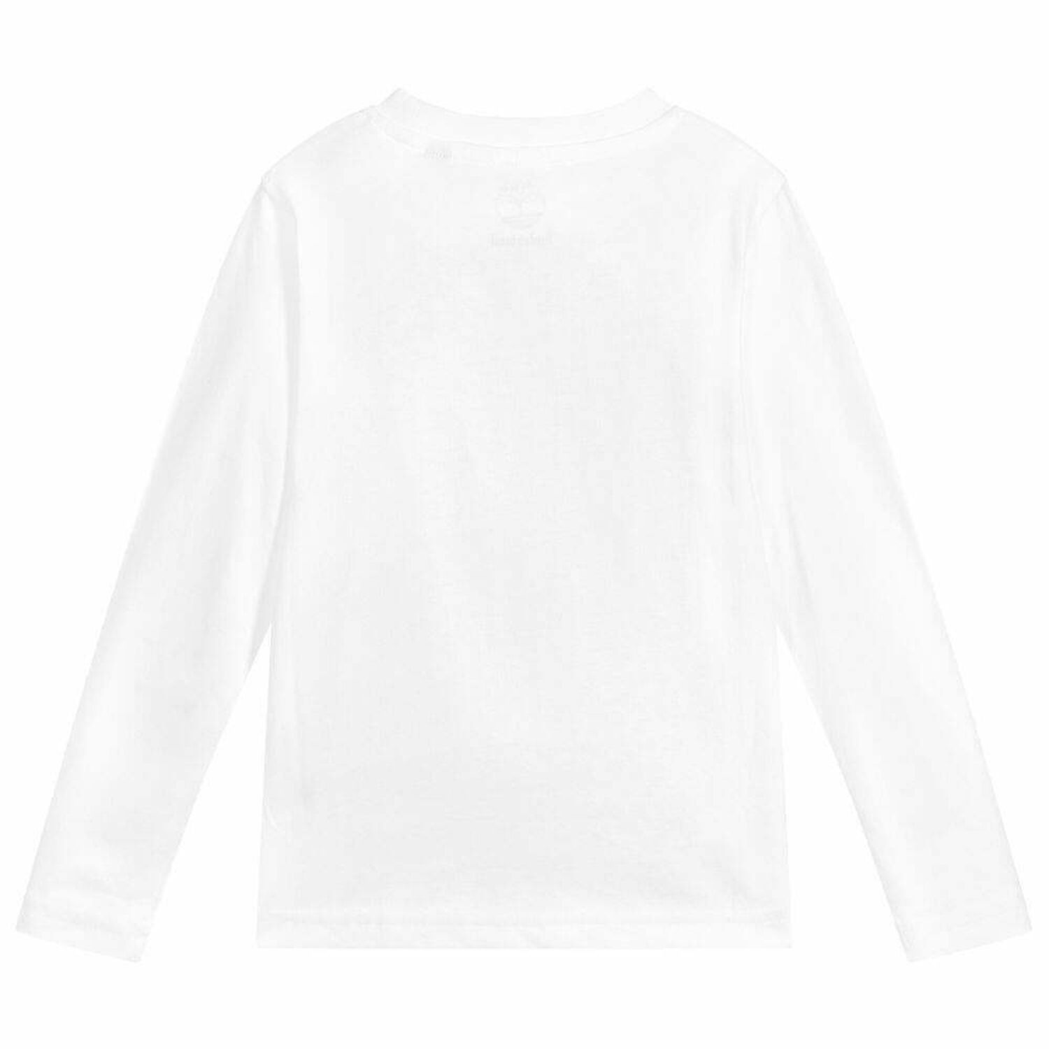 Boys White Logo Top, 1, hi-res