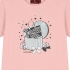 Girls Pink Bag T-Shirt, 3, hi-res