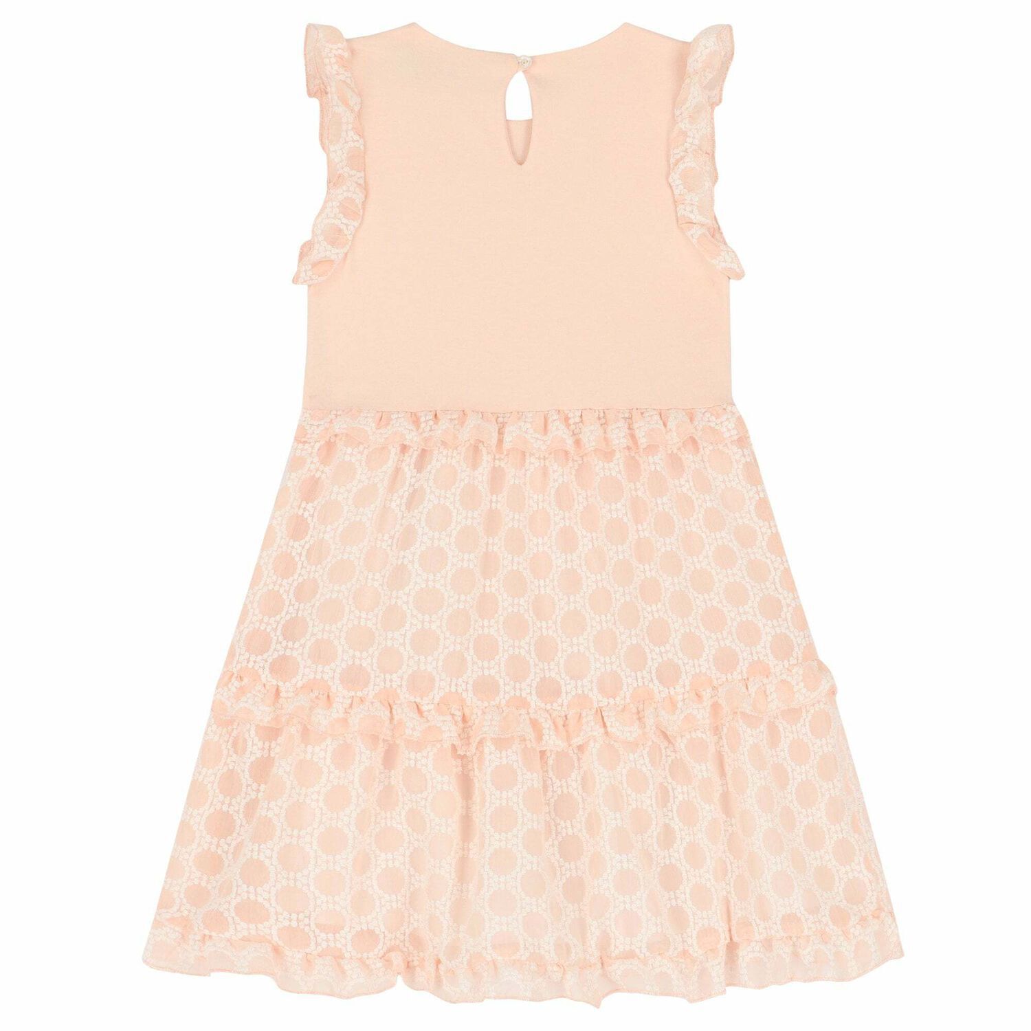 Girls Pink Logo Dress, 1, hi-res