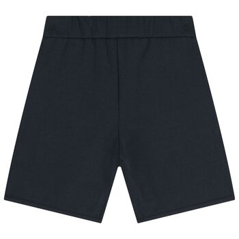 Boys Black Logo Shorts