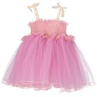 Girls Pink Dress, 1, hi-res