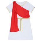 Boys White & Red Toga Costume, 1, hi-res