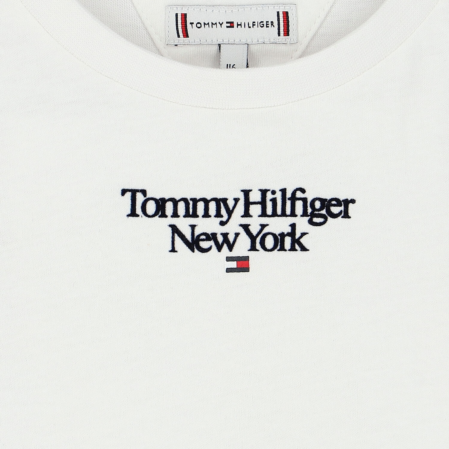 Girls White Logo T-Shirt, 1, hi-res