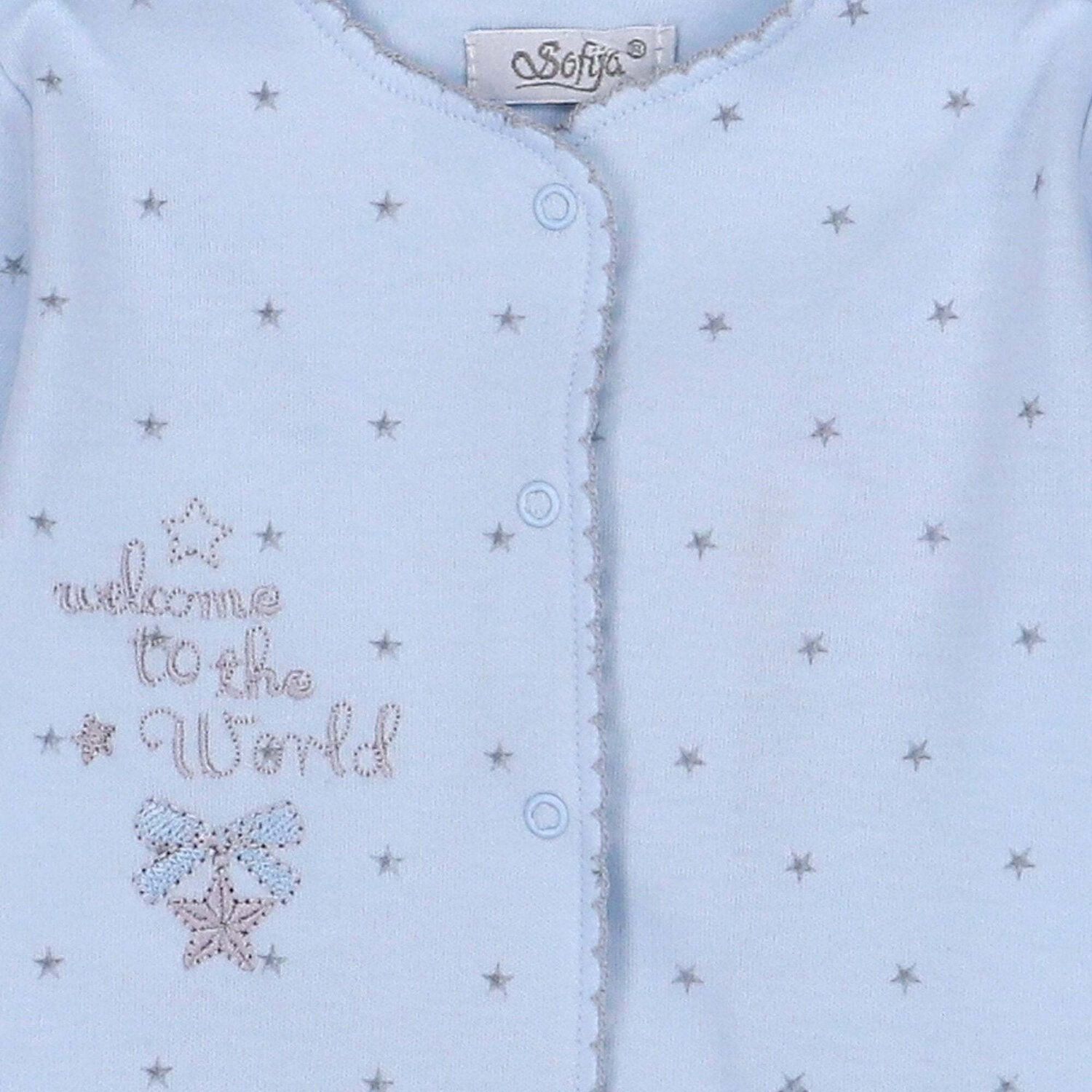 Baby Girls Pink Cotton Babygrow, 1, hi-res