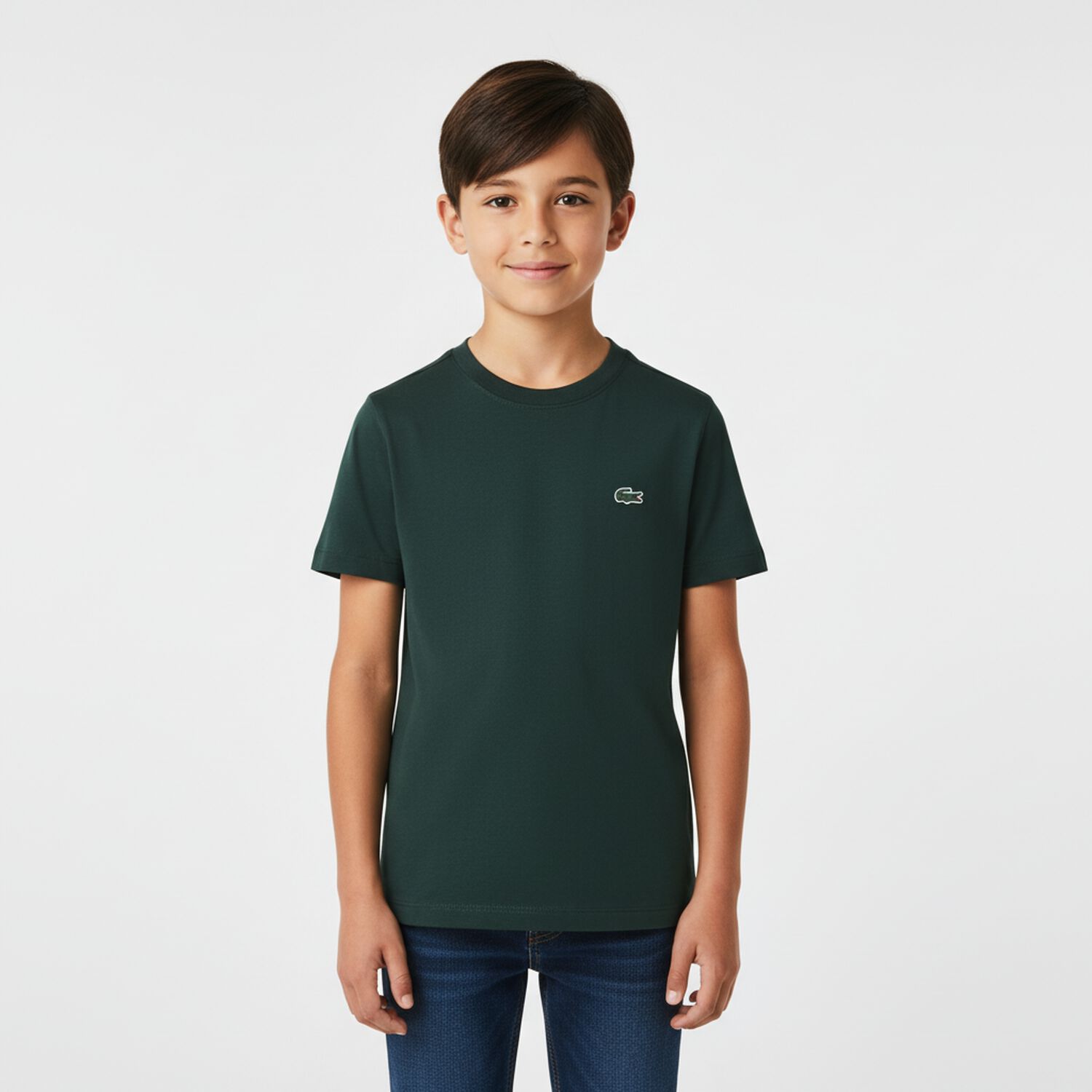 Boys Green Logo T-Shirt, 5, hi-res image number null