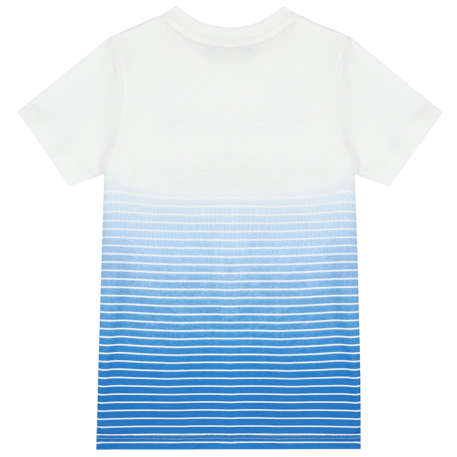 Boys White & Blue Logo T-Shirt, 1, hi-res