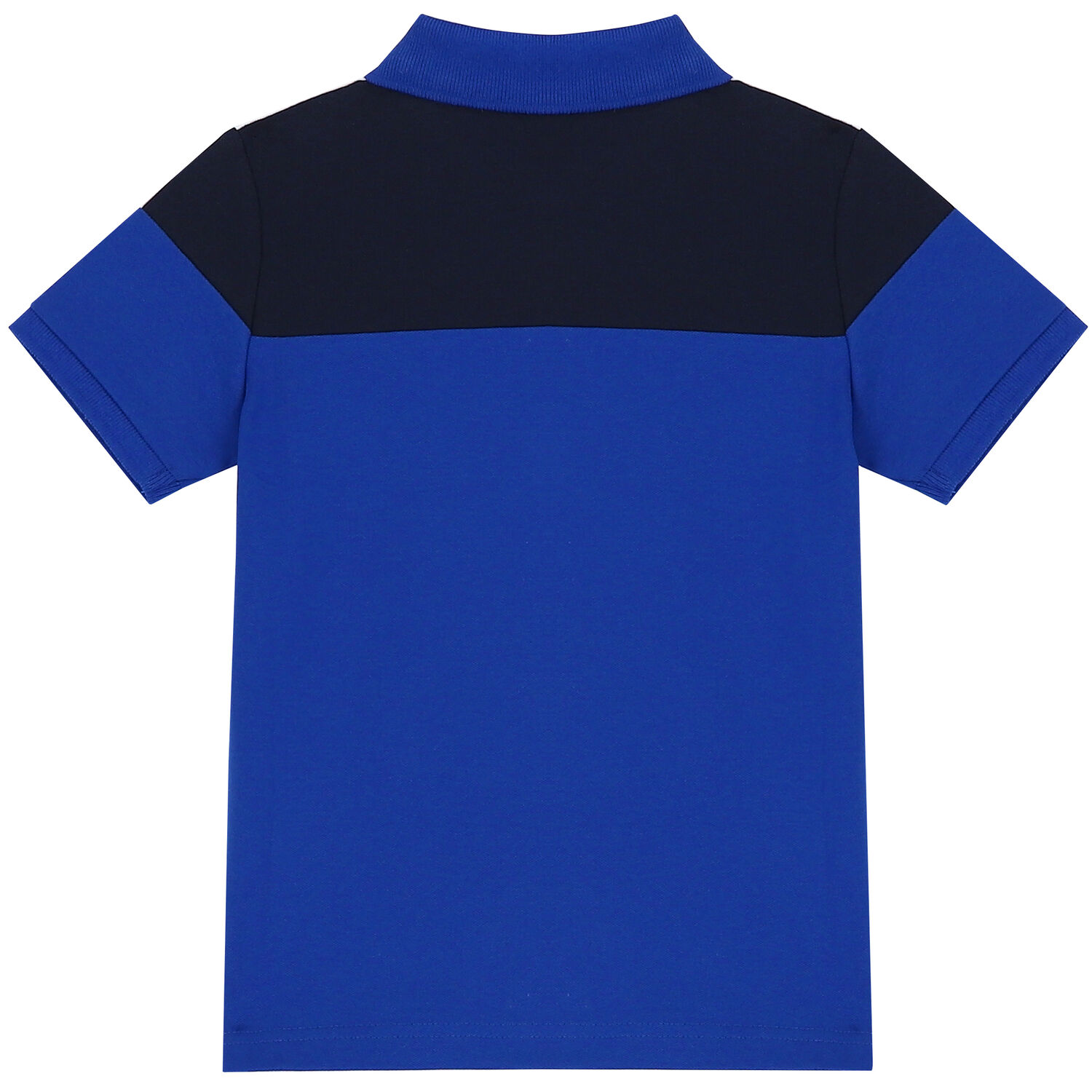 Boys Blue Logo Polo Shirt, 2, hi-res
