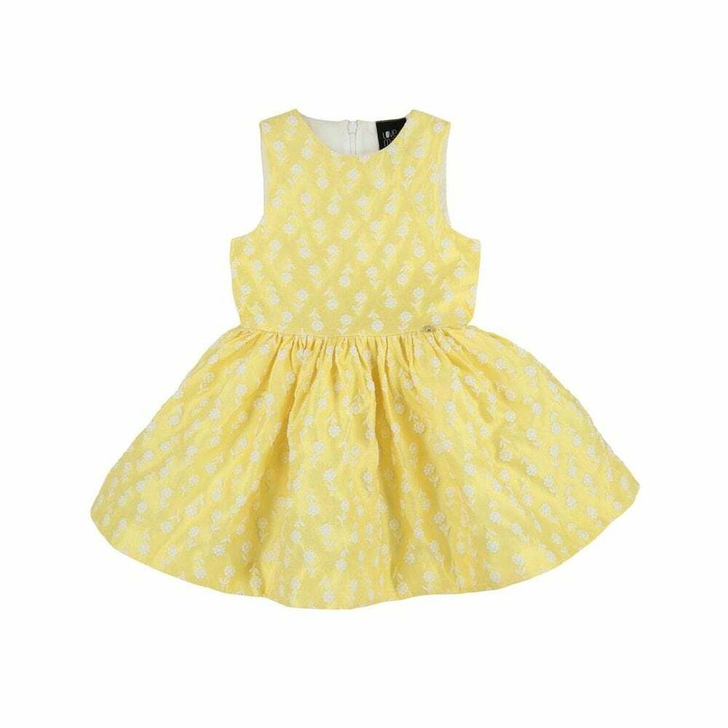 Girls Yellow Flower Dress, 1, hi-res image number null