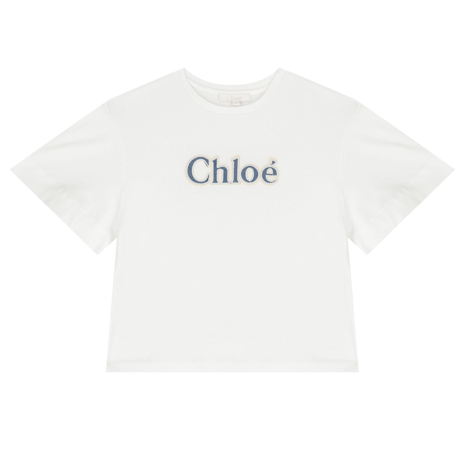 Girls Ivory Logo T-Shirt, 1, hi-res