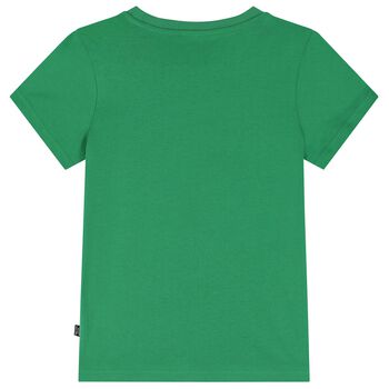 Boys Green Logo T-Shirt