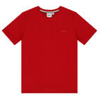 Boys Red Logo T-Shirt, 6, hi-res