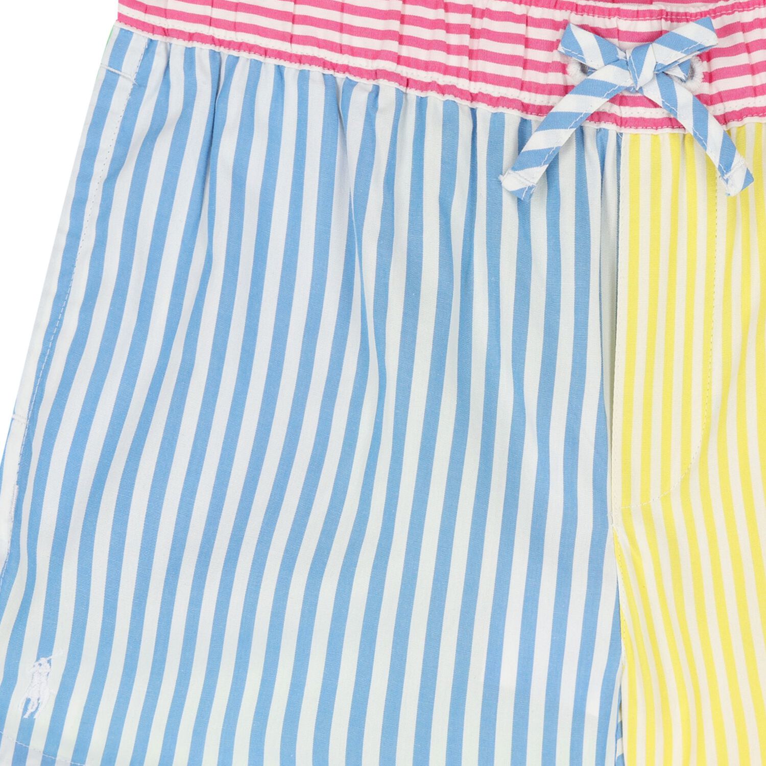 Girls Multicoloured Stripe Shorts, 1, hi-res image number null