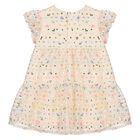 Younger Girls Ivory Sequin Dress, 1, hi-res