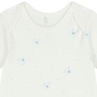 Baby Boys White & Blue Bodysuits ( 2-Pack ), 1, hi-res