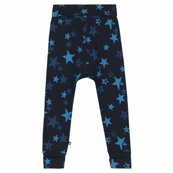 Younger Boys Navy Stars Trousers
