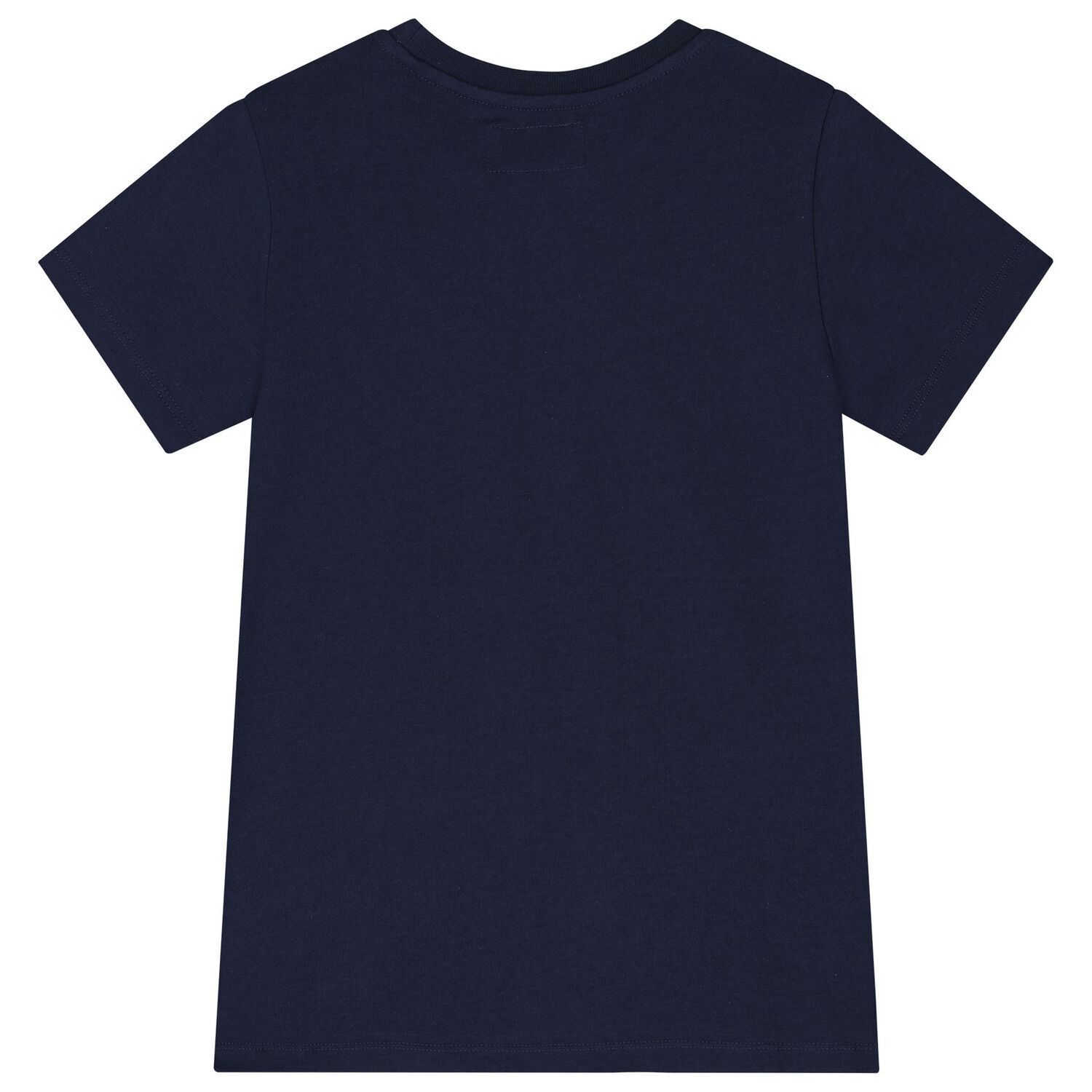 Boys Navy Blue Logo T-Shirt, 1, hi-res