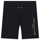 Boys Black Logo Shorts Set, 3, hi-res