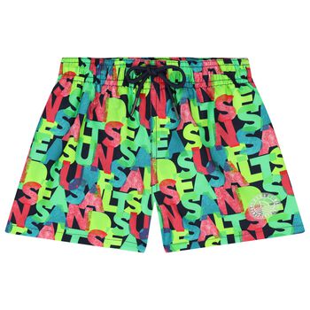 Boys Multi-Coloured Logo Swim Shorts
