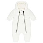 Ivory Logo baby Snow Suit, 1, hi-res