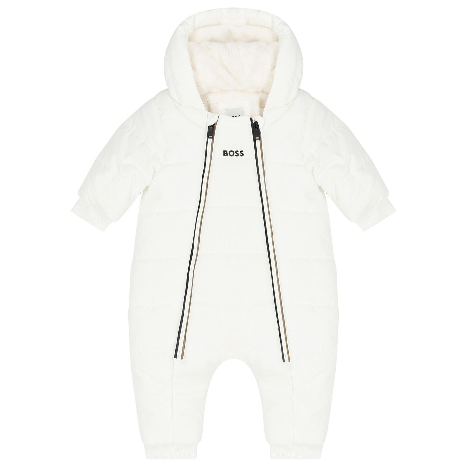 Ivory Logo baby Snow Suit, 1, hi-res