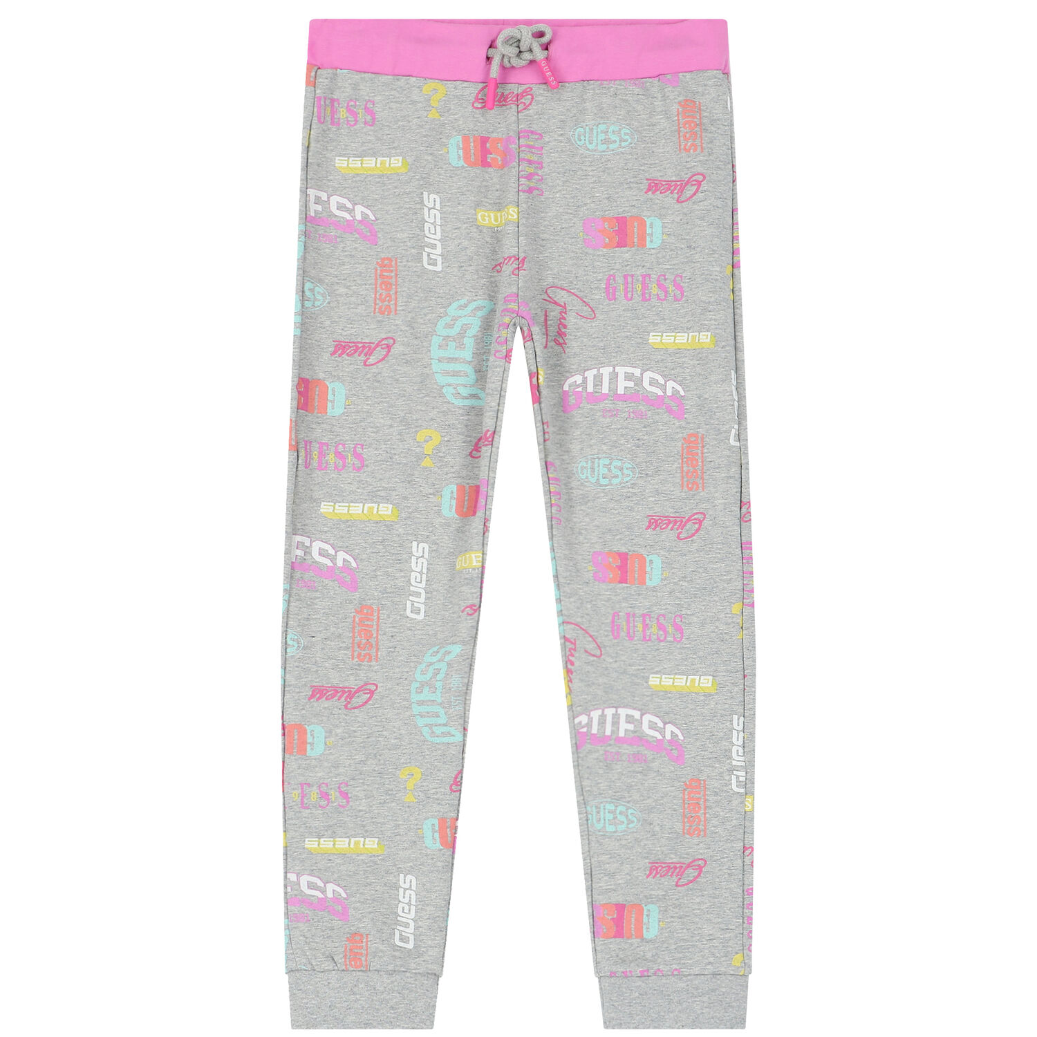 Girls Pink & Grey Logo Tracksuit, 1, hi-res image number null