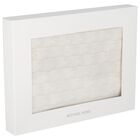 Baby Girls Ivory & Pink Logo Blanket, 1, hi-res