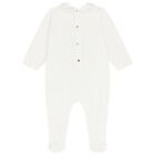 Ivory & Silver Medusa Babygrow, 1, hi-res