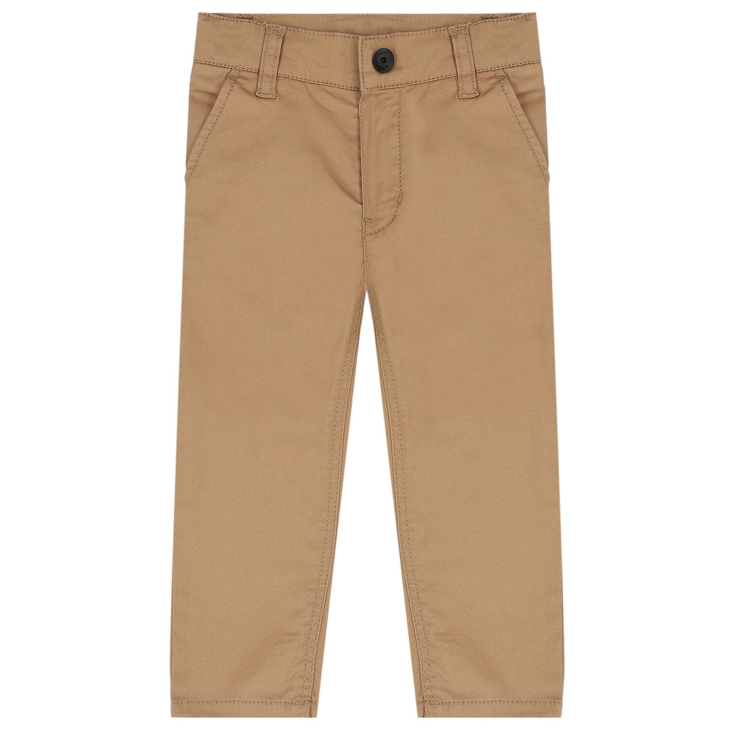 Younger Boys Beige Chino Trousers, 1, hi-res image number null