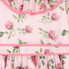Girls Pink Floral Dress, 1, hi-res