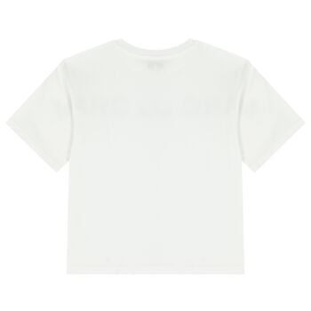 Boys White Logo T-Shirt