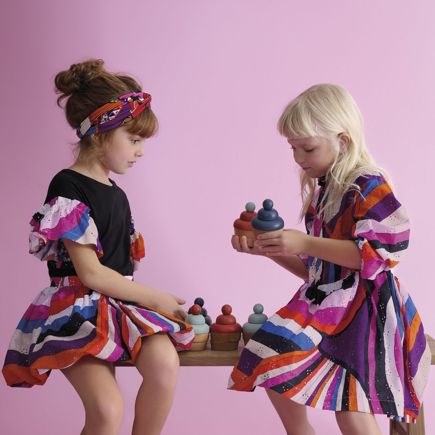 Girls Multi-Coloured Iride Skirt, 1, hi-res image number null