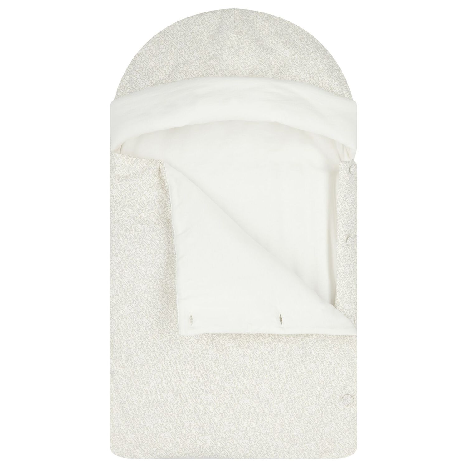 Ivory & Beige Logo Baby Nest, 4, hi-res