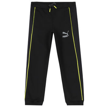 Boys Black Logo Joggers