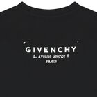 Girls Black Logo T-Shirt Dress, 1, hi-res