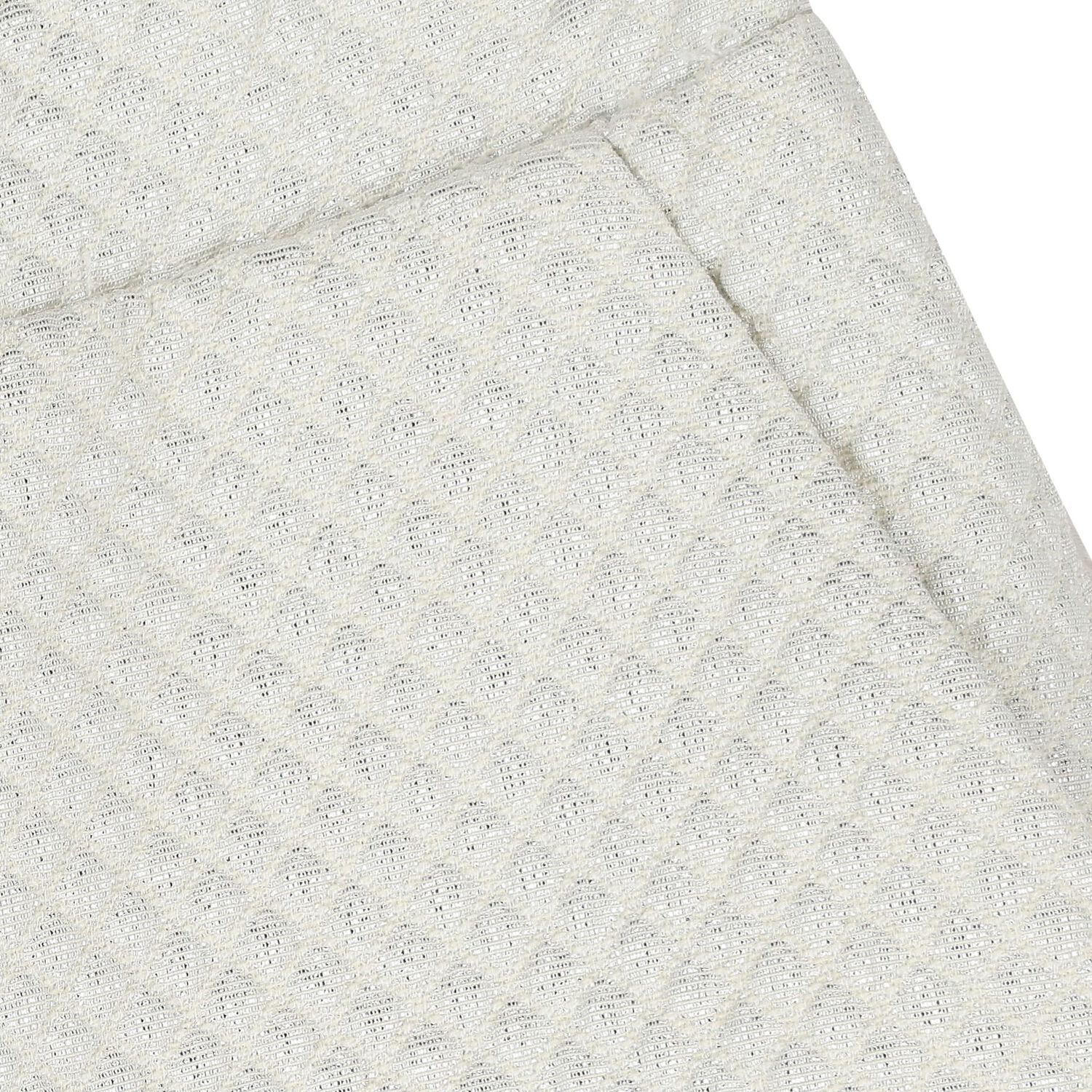 Girls Ivory & Silver Shorts, 1, hi-res