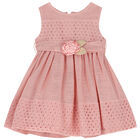 Younger Girls Pink Special Occasion Dress, 1, hi-res