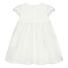 Baby Girls White Lace Dress Set, 1, hi-res