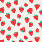 Girls Ivory & Red Strawberry T-Shirt, 1, hi-res