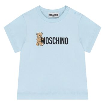 Younger Blue Teddy Bear Logo T-Shirt