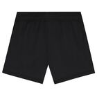 Boys Black Logo Shorts, 1, hi-res