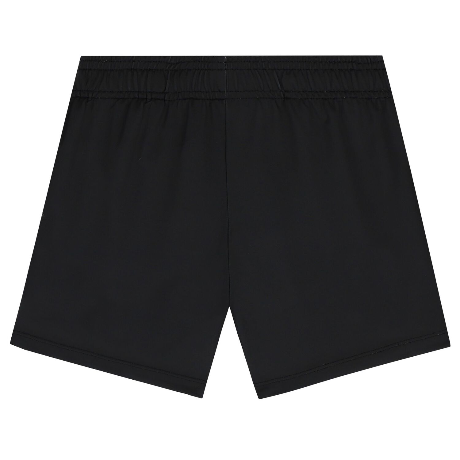 Boys Black Logo Shorts, 1, hi-res
