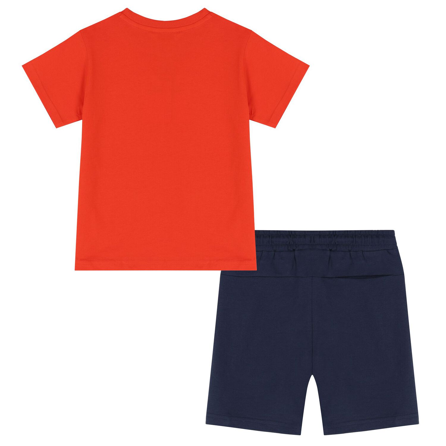 Boys Red & Navy Blue Shorts Set, 3, hi-res image number null