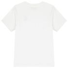 Boys White Teddy Bear Logo T-Shirt, 1, hi-res